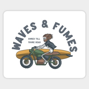 Motorcycle Skeleton Sticker